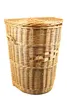 A woven laundry basket with a lid, presented against a white background. Náhled obrázku produktu