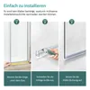 Three steps showing how to install a shower seal. Anteprima dell’immagine prodotto
