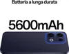 A dark blue smartphone is shown with its camera array highlighted, and text indicating battery capacity and a feature. Náhľad obrázku produktu
