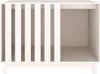 vidaXL Buda dla psa biała 100x70x72 cm lite drewno sosnowe Podgląd zdjęcia produktu 7