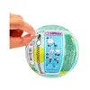 A hand is shown opening a spherical toy package. Produktbild-Vorschau