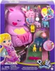 A Polly Pocket Mama and Joey Kangaroo purse toy set is displayed in its retail packaging. Podgląd zdjęcia produktu