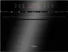 A front view of a black built-in oven with a digital display. Produktbild-Vorschau