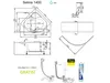 ECOLAM Badewanne Eckwanne Eckbadewanne Acrylwanne SELMA 140 Produktbild-Vorschau 8