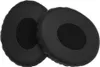 Two black ear pads for headphones are shown against a white background. Podgląd zdjęcia produktu