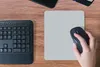 MuchoWow® Mauspad Mousepad Interieur - Grau - Hell 19x23 cm Produktbild-Vorschau 4