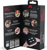 The image shows the packaging of a pink 4G GPS kids watch, with various features illustrated and described. Náhled obrázku produktu