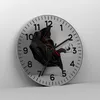 Wanduhr - Rund - Glasuhr - Tanz Schwarz Kleid - 30x30cm - Produktbild-Vorschau 4