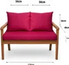 Cuscini per panchina da giardino Rosa, Seduta 120x60x7 + Anteprima dell’immagine prodotto 8