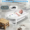 Baignoire bébé pliable avec thermomètre et siège de bain 82 Voir les images du produit 2