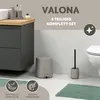 eluno Bad-Set VALONA 5tlg. mit Seifenspender, Becher, Produktbild-Vorschau 2