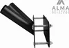 Support double pour drapeau de balcon, noir Voir les images du produit 4