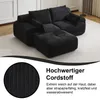 Sofa 2-Sitzer Sofa ohne Montage, Cordstoff, ergonomisch & Produktbild-Vorschau 3