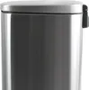 Close-up of a stainless steel trash can. Produktbild-Vorschau