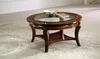 Couchtisch Rund Tisch Holz Italienische Möbel Runde Tische Produktbild-Vorschau 1