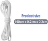 A coiled white cord next to a product size label. Anteprima dell’immagine prodotto