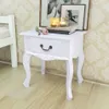 vidaXL Table de nuit blanc MDF Voir les images du produit 5