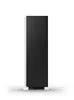 A side view of a black electric heater on a white background. Náhľad obrázku produktu
