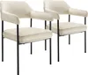tectake® Armlehnstuhl Doé gepolstert 58 x 62 x 85 cm Produktbild-Vorschau 1