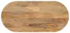 vidaXL Stolová deska 110x50x3,8 cm oválná z masivního dřeva Náhled obrázku produktu 7