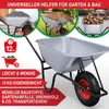 ONBEST Schubkarre WB250 | inklusive Gartenabfallsack | 100 Produktbild-Vorschau 4