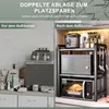 Standregal Mikrowellen Regal 3-stufiges Mikrowellenständer Produktbild-Vorschau 5