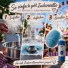 Aroma Zuckerwattezucker Blaubeere Geschmack 230 g AZO frei Produktbild-Vorschau 3