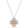 Swarovski Damen Halskette mit Anhänger Lat Blume Metallmix, Produktbild-Vorschau 2