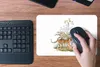MuchoWow® Mauspad Mousepad Tiger - Schrein - Wald 27x18 cm Produktbild-Vorschau 4