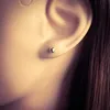 Ohrringe Ohrstecker 585 Gelbgold 14kt mit Kugel 3-4mm Größe Produktbild-Vorschau 2