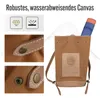 Oos Duffle City Leder Canvas Rucksack Hasel Produktbild-Vorschau 4