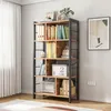 Rustikálna hnedá podkrovná knižnica Náhľad obrázku produktu 4