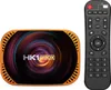 A smart player and its remote control are displayed against a white background. Náhled obrázku produktu