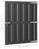 vidaXL Gartentor WPC 100x112 cm Grau Produktbild-Vorschau 5