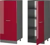 Vorratsschrank Vicco R-Line Rot Hochglanz 60 cm, Model Produktbild-Vorschau 5
