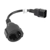 Lanberg Iec 320 C14(M)->Schuko(F) Kabeladapter 20Cm Auf Anteprima dell’immagine prodotto 1