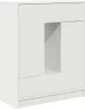 vidaXL Příborník se zásuvkami a dvířky Bílý 73x31x90 cm Náhled obrázku produktu 2
