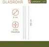 Diagram showing dimensions and a glass tube. Anteprima dell’immagine prodotto