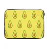 MuchoWow® Laptop Hülle 13 Zoll Avocado - Muster - Gelb Produktbild-Vorschau 1