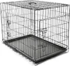 TRESKO® Hundekäfig 91x58x64cm Metall Transportkäfig Auto Produktbild-Vorschau 1