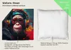 Wallario Premium Kissen, weiche Oberfläche, mit Motiv Chimp Produktbild-Vorschau 2