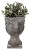 Clayre & Eef Pot de fleurs Ø 16x24 cm Gris Pierre Voir les images du produit 2