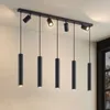 Lindby Hängeleuchte Sanad, 116 cm, 9-flg., schwarz, GU10 Produktbild-Vorschau 4