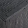 vidaXL Contenitore da giardino 90 L Nero PP Rattan Anteprima dell’immagine prodotto 9