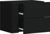 vidaXL Nástenný nočný stolík čierny 45x30x35 cm Náhľad obrázku produktu 5