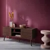Mobile TV scandinavo a 2 ante, 120cm, Noce Anteprima dell’immagine prodotto 6