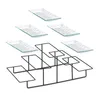 relaxdays 10030950_0 relaxdays Etagere   transparent Podgląd zdjęcia produktu 6