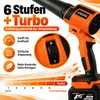 1500W Accu Bladblazer 21V, Brushless, 50 m/s, 6 Standen + Productafbeelding-voorbeeld 8