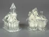 LED Deko Haus Winterhaus H. 16cm aus Acryl mit Licht Produktbild-Vorschau 2