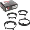 4x Zentrierringe Schwarz Alufelgen Ø 59,1 - 60,1 mm für Produktbild-Vorschau 1
